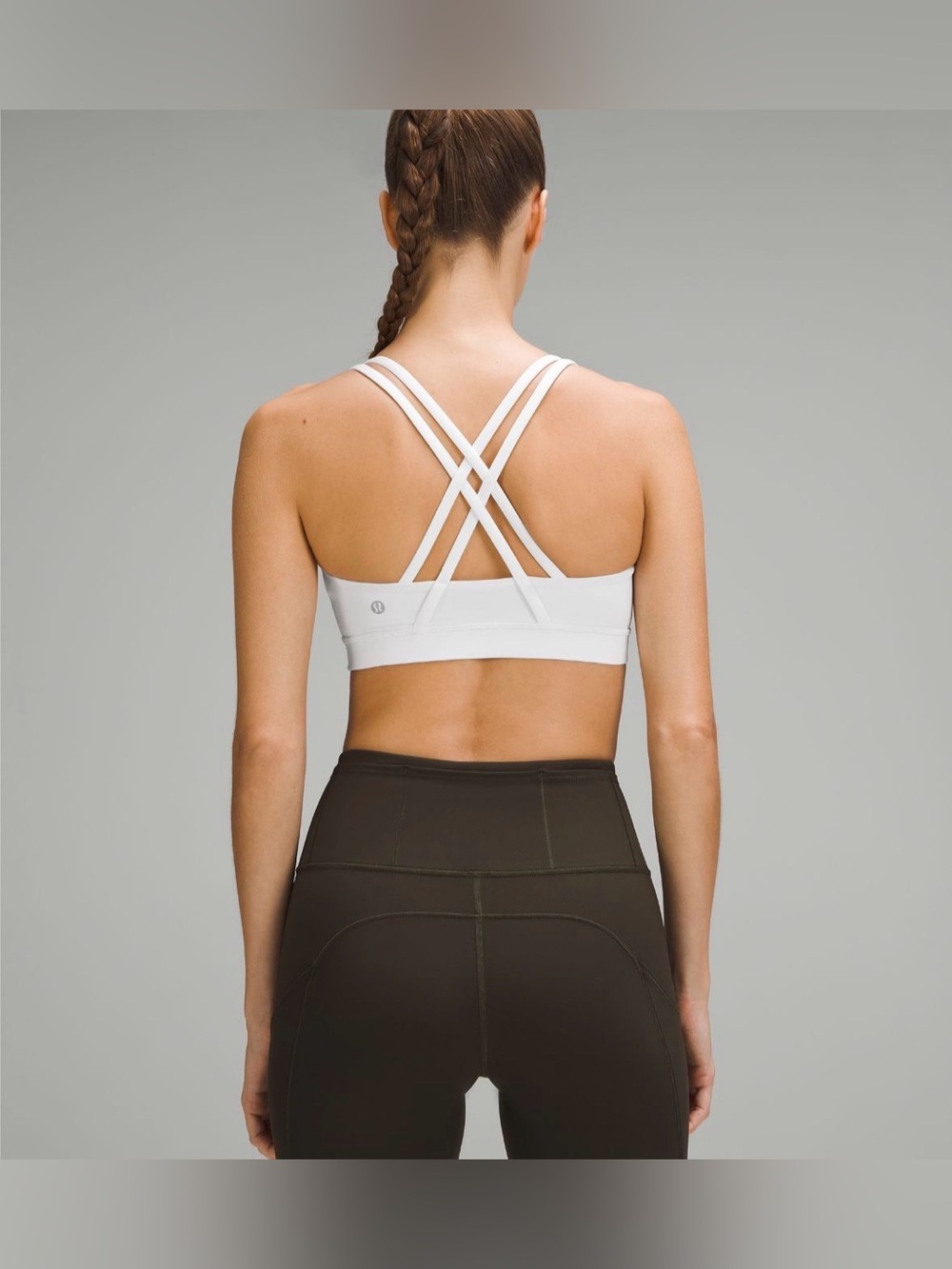Lululemon Energy Sports Bra - Sz 6 NWT White - Picture 2 of 6